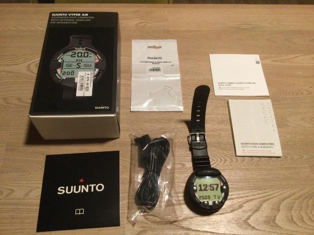 Suunto Vyper Air Duikcomputer - Ecocheques, Watersport en Boten, Duiken, Gebruikt, Duikcomputer, Ophalen of Verzenden