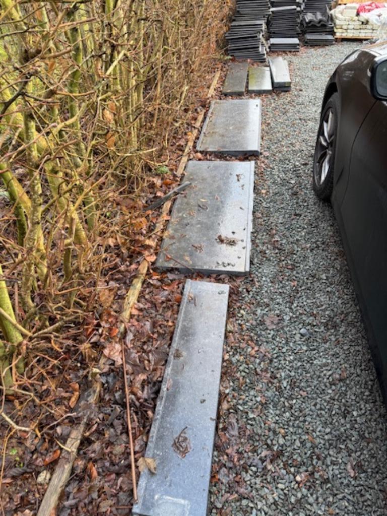 seuils en pierre bleue, Bricolage & Construction, 100 à 150 cm, Rebords de fenêtre, Enlèvement, Utilisé