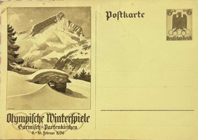 OLYMPIA-Postkaart, 90 jaar oud, ongebruikt, Verzamelen, Postkaarten | Buitenland, Ongelopen, Duitsland, 1920 tot 1940, Ophalen of Verzenden