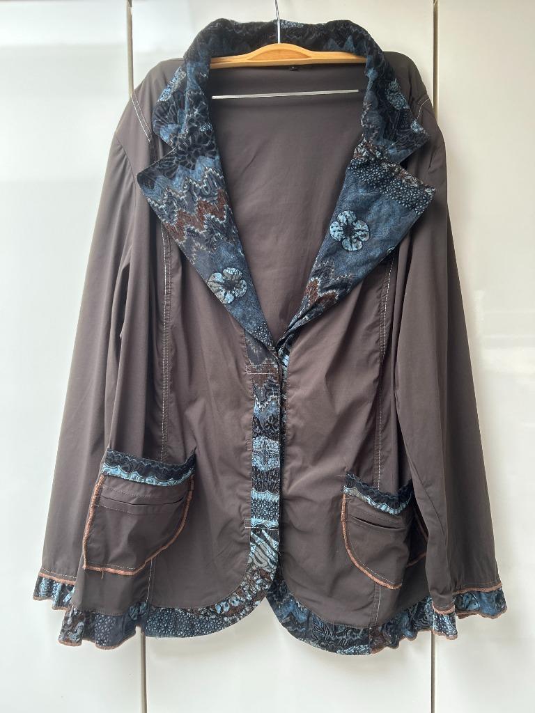 Bruin vest met knoopsluiting Jean Marc Philippe - Maat 46, Bruin, Maat 46/48 (XL) of groter, Ophalen of Verzenden, Zo goed als nieuw