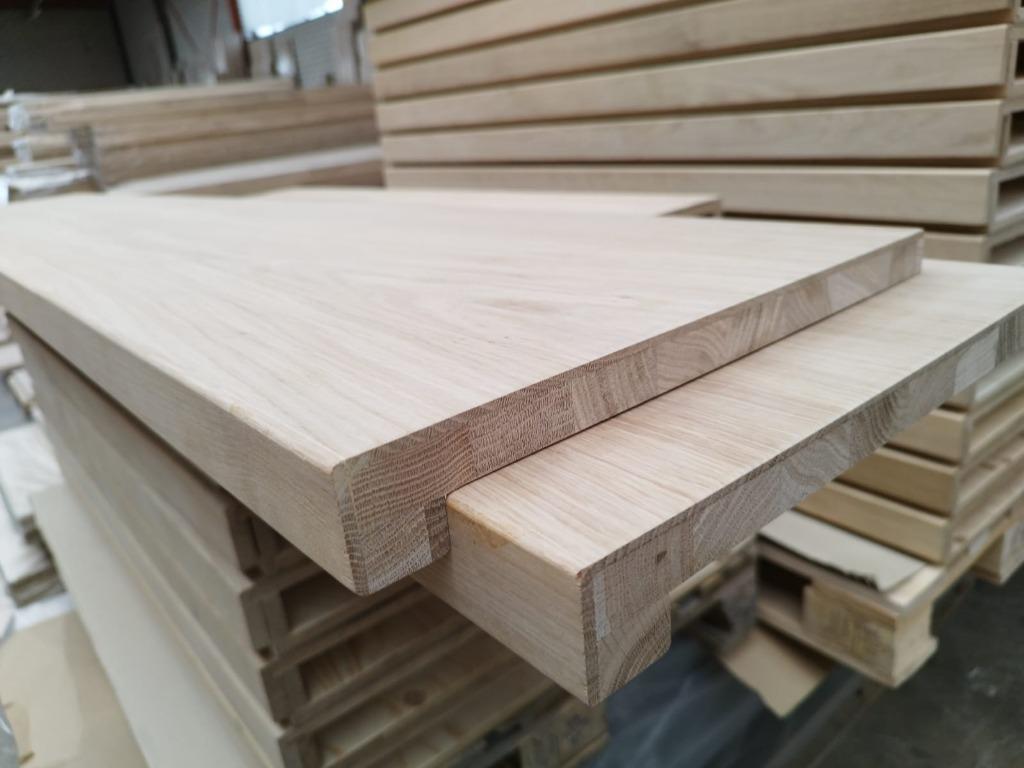 Massief Eiken overzet vensterbanken uit voorraad eikenhouten, Bricolage & Construction, Isolation & Étanchéité, Enlèvement, Neuf