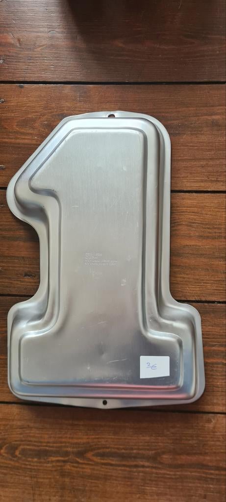 Groot bakblik getal cijfer 1 één  wilton, Ophalen of Verzenden, Gebruikt
