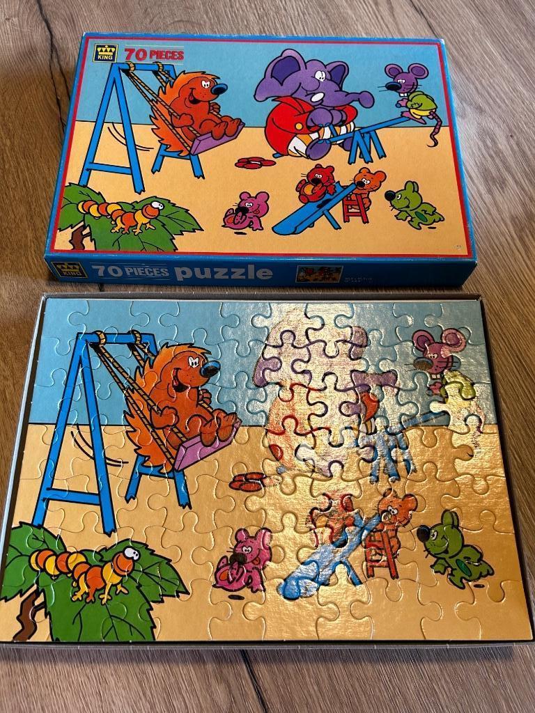 Leuke puzzel 70 stukjes, Kinderen en Baby's, Ophalen of Verzenden, Meer dan 50 stukjes, Zo goed als nieuw