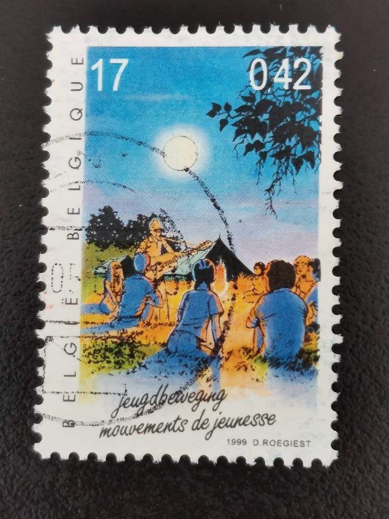 Belgie 1999 - 20e eeuw - jeugdbeweging, scouts, Ophalen of Verzenden, Gestempeld