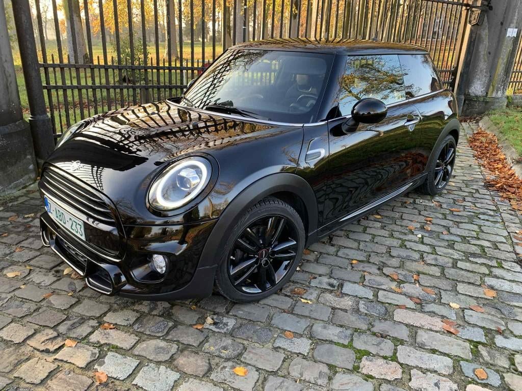 mini cooper **JCW kit ** 4/2018 **black edition ** led *pdc*, Auto's, Mini, 4 zetels, Alcantara, Zwart, Bedrijf