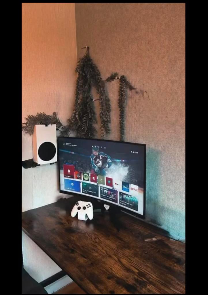 Xbox s serie plus curved gaming monitor, Nieuw, Full HD, Minder dan 1 ms, LED