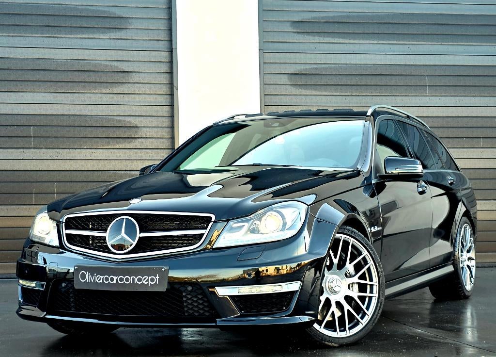 Mercedes-Benz C 63 AMG *V8*FACELIFT*LICHTE VRACHT* TOP STAAT, Autos, Cuir, Euro 5, Achat, 336 kW