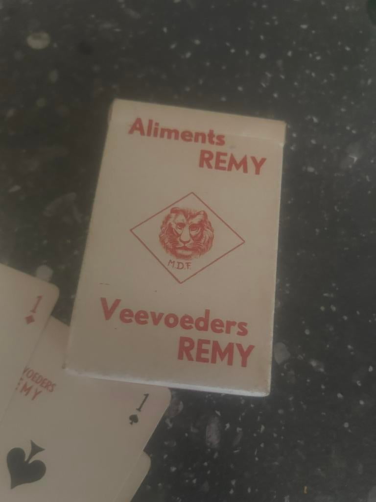 Oude Speelkaarten veevoeders remy, Collections, Enlèvement, Utilisé, Carte(s) à jouer