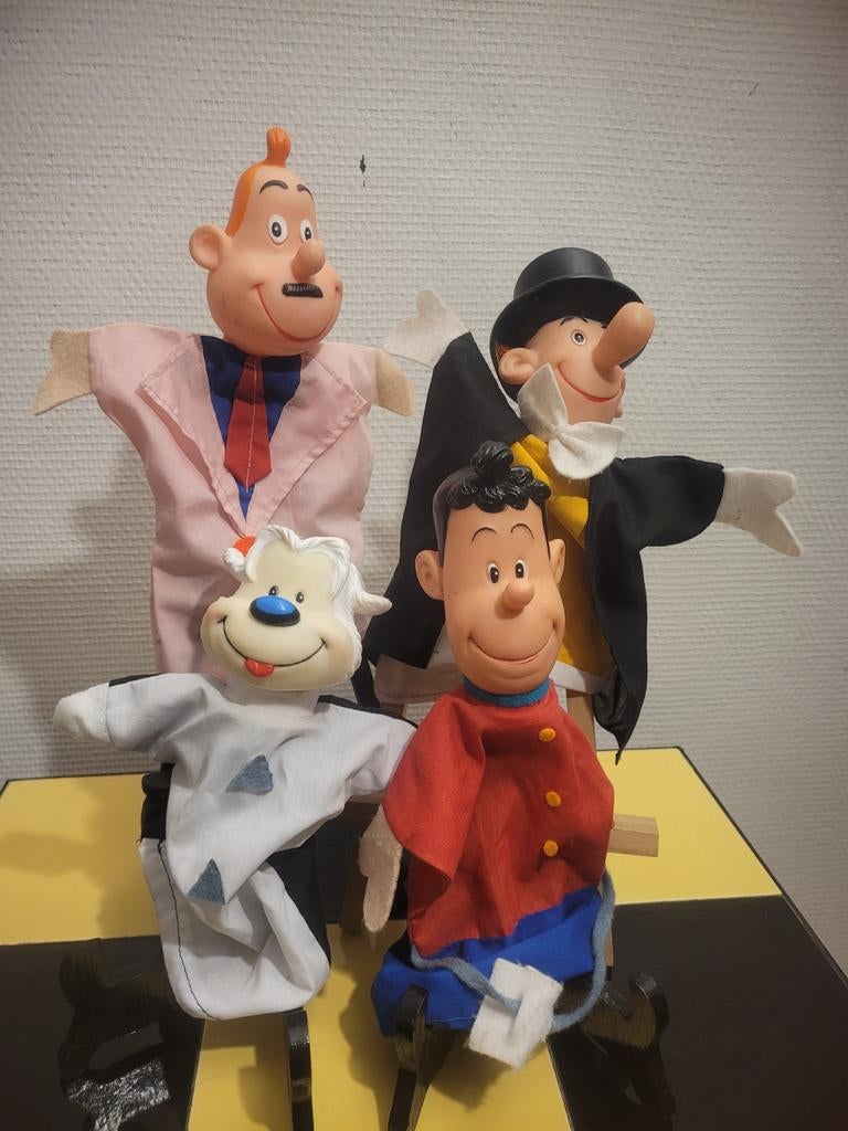 4 Marionnettes à main Samson et Gert, Enlèvement ou Envoi