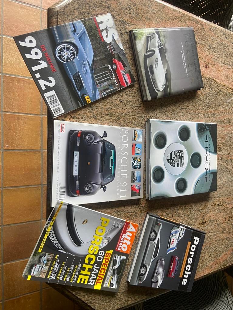 Porsche boeken, Ophalen, Zo goed als nieuw, Porsche