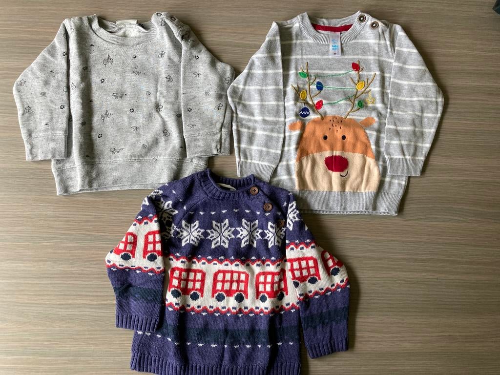 Truien o.a. kerst - maat 86, Enlèvement ou Envoi, Utilisé, Garçon ou Fille, Pull ou Veste