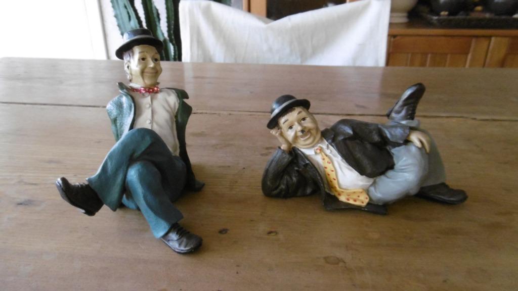 beeld dikke en dunne, Verzamelen, Beelden en Beeldjes, Ophalen, Zo goed als nieuw