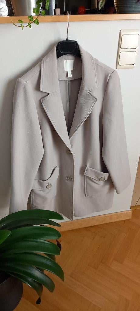 Manteau caban. H&M. S, Vêtements | Femmes, Enlèvement ou Envoi, Comme neuf, Beige, Manteau