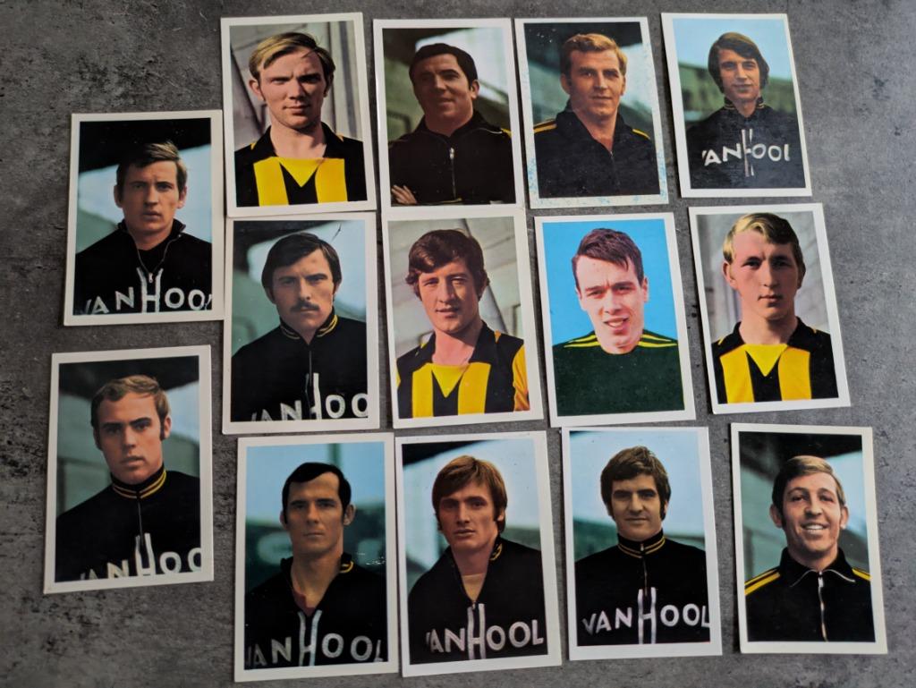 LIERSE SK VOETBAL 1970/1971 14X kaarten, Verzenden
