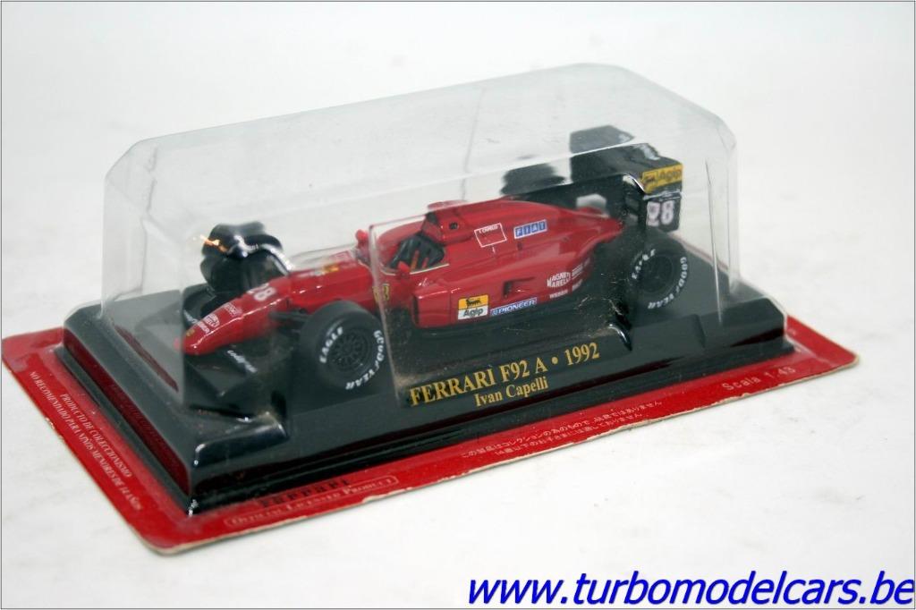 Ferrari F92 A 1992 Ivan Capelli 1/43 Blister, Hobby & Loisirs créatifs, Voitures miniatures | 1:43, Neuf, Voiture, Autres marques