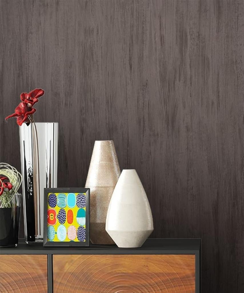 Behangpapier vliesbehang 3 rollen ongeopend, Ophalen of Verzenden, 10 tot 25 m², Bruin