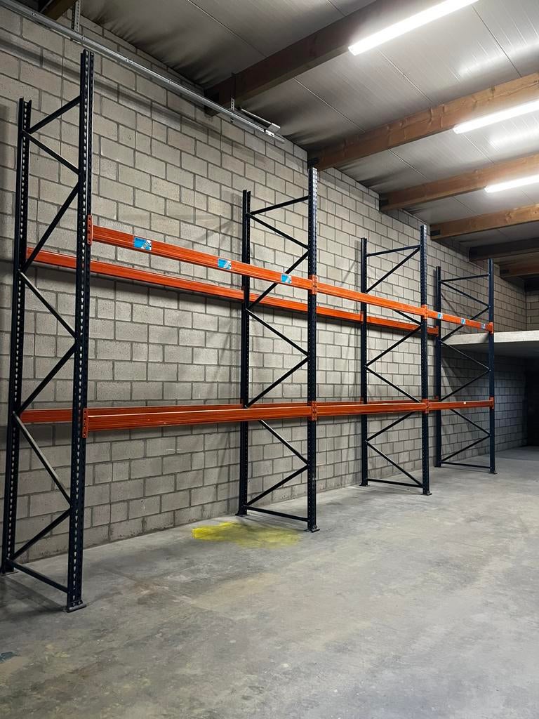 Palletstelling / Magazijnrek modulair 8m45 x 4m, Zakelijke goederen, Kantoor en Winkelinrichting | Magazijn, Stelling en Opslag