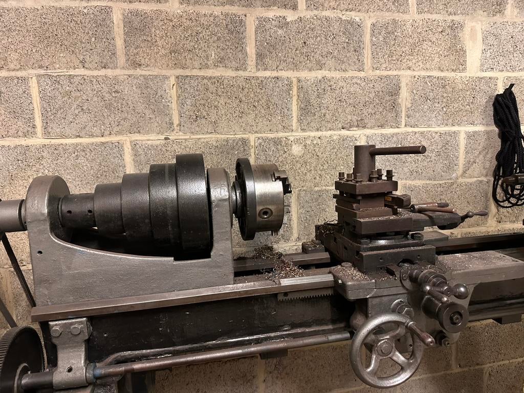 Metaal draaibank op 220v, Bricolage & Construction, Tours, Comme neuf, Enlèvement