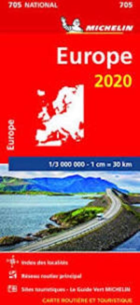 Carte Europe 2022 Michelin, neuve, Neuf, Enlèvement ou Envoi, 2000 à nos jours, Carte géographique