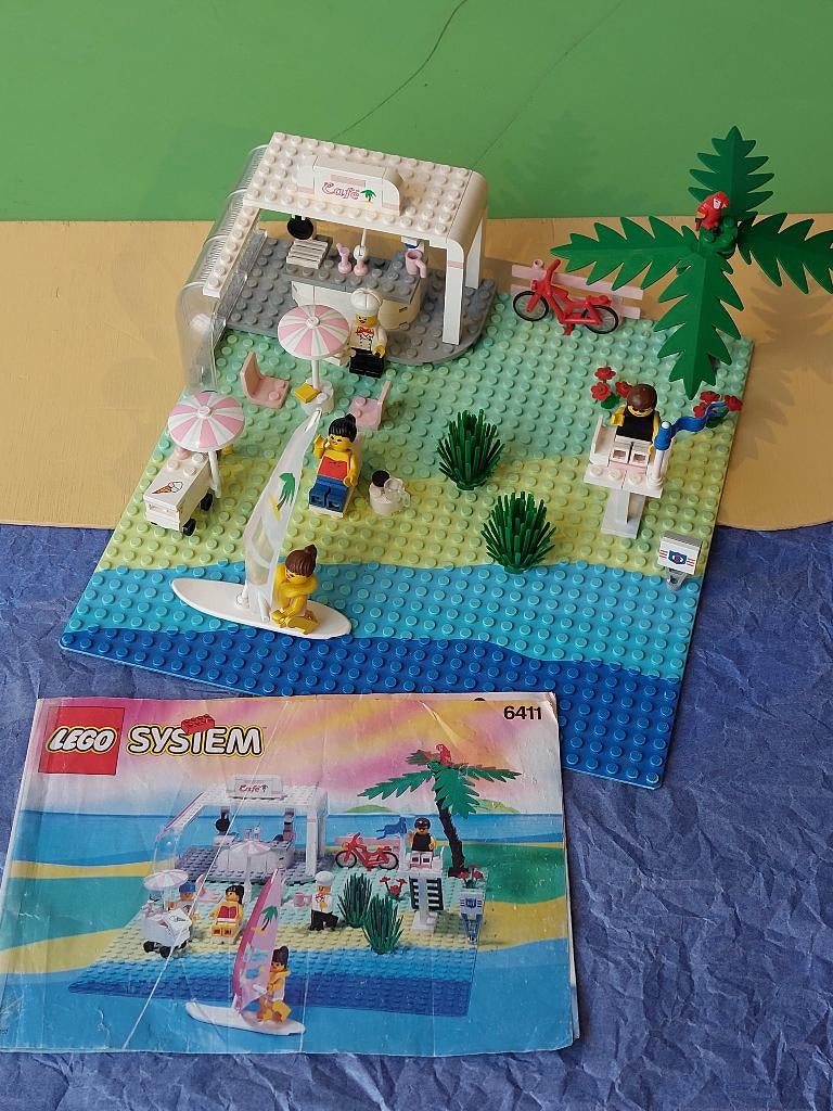 Lego Paradisa 6411 Sand Dollar Coffee, Kinderen en Baby's, Speelgoed | Duplo en Lego, Gebruikt, Lego, Complete set, Ophalen of Verzenden
