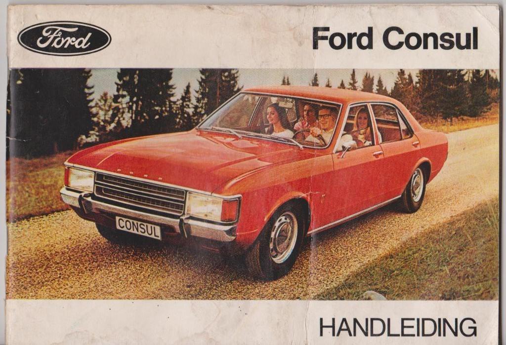 FORD Consul 1972 manuel d'instruction, Enlèvement ou Envoi