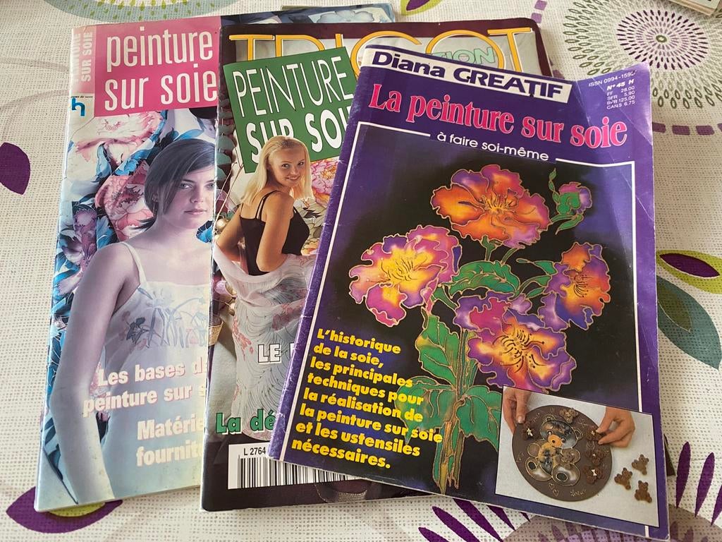 Set tijdschriften — Schilderen op zijde, Ophalen of Verzenden