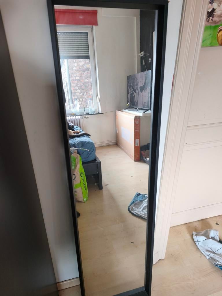 Miroir IKEA NISSEDAL noir – Très bon état, Maison & Meubles, Accessoires pour la Maison | Miroirs, Enlèvement ou Envoi