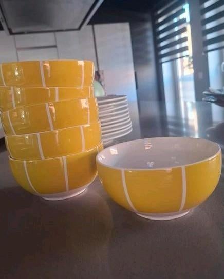 6 bols Pomelo Habitat lime, Maison & Meubles, Enlèvement