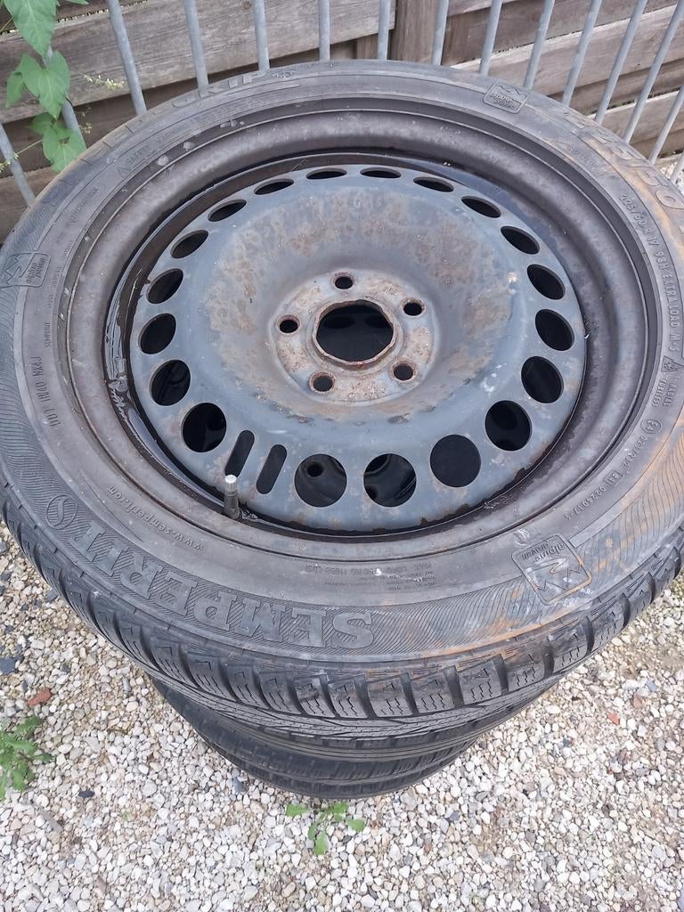 Jantes tôles,pneu neige Opel Insignia., Enlèvement, Utilisé