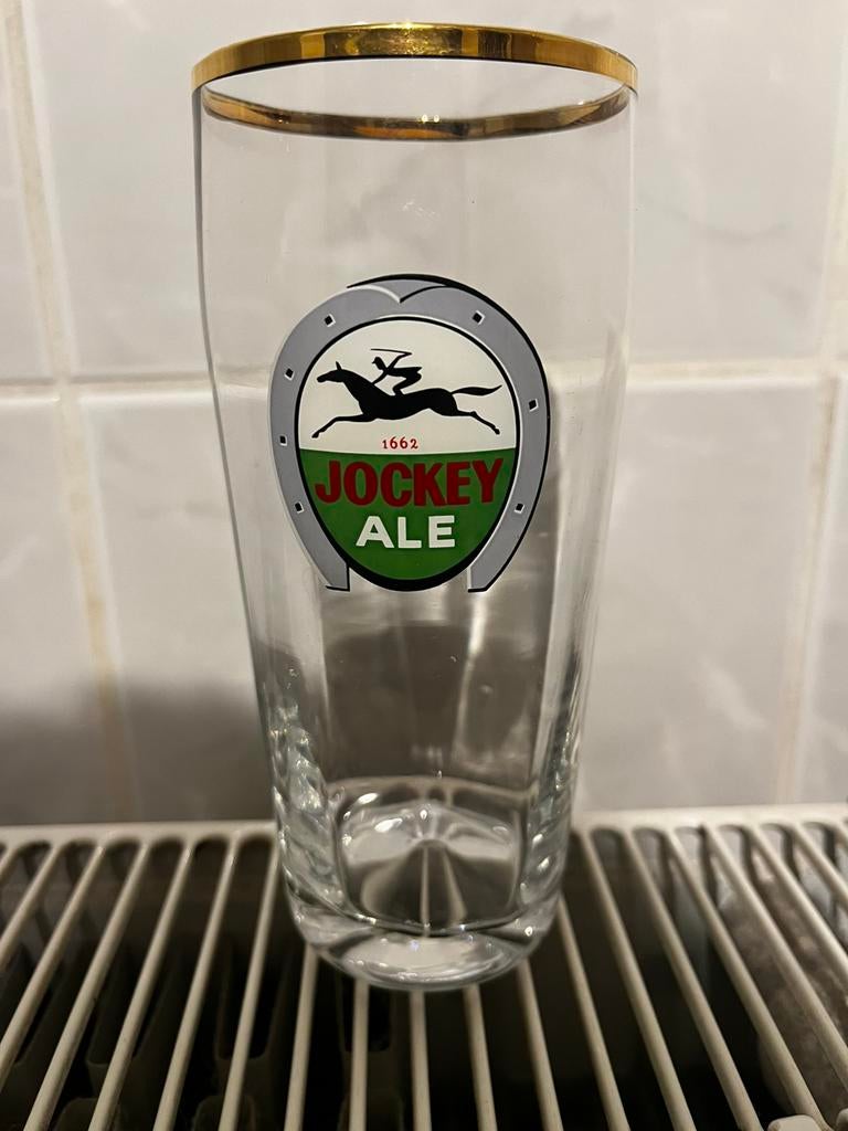 Bierglas van Cristal Alken Jockey Ale, Collections, Marques de bière, Enlèvement, Comme neuf