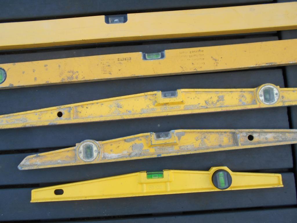 lot de 5 niveaux ...stabila ,varo ,antichoc, Bricolage & Construction, Enlèvement, Utilisé