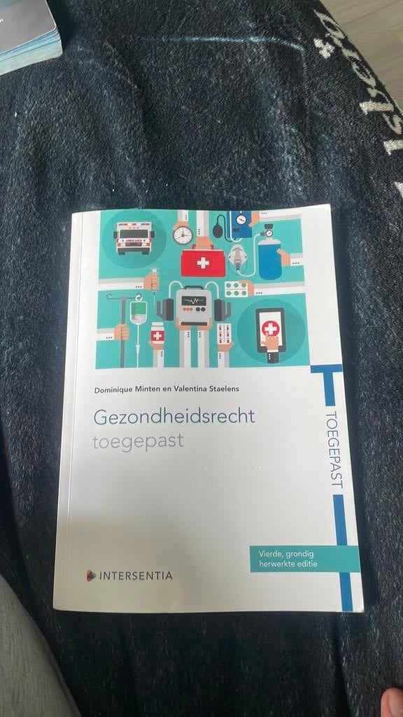Gezondheidsrecht toegepast (vierde editie), Ophalen of Verzenden, Valentina Staelens; Dominique Minten