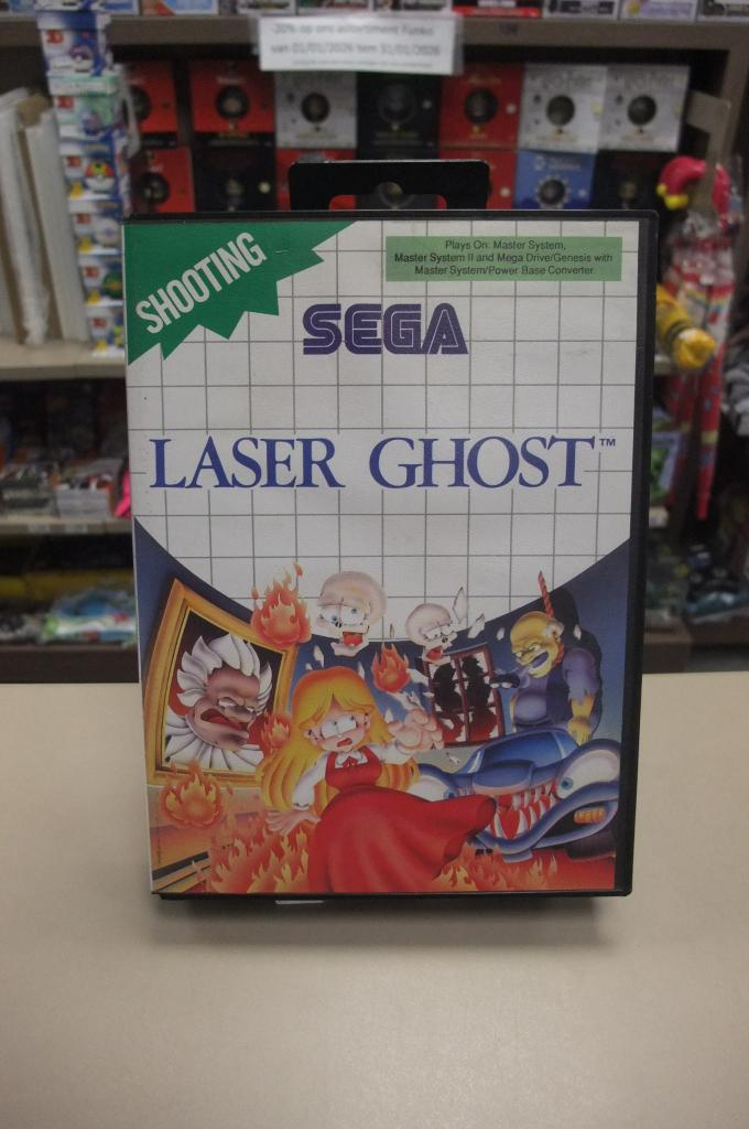 Laser ghost cib master system, Consoles de jeu & Jeux vidéo, Jeux | Sega, Utilisé, Master System, Shooter, 1 joueur, À partir de 7 ans