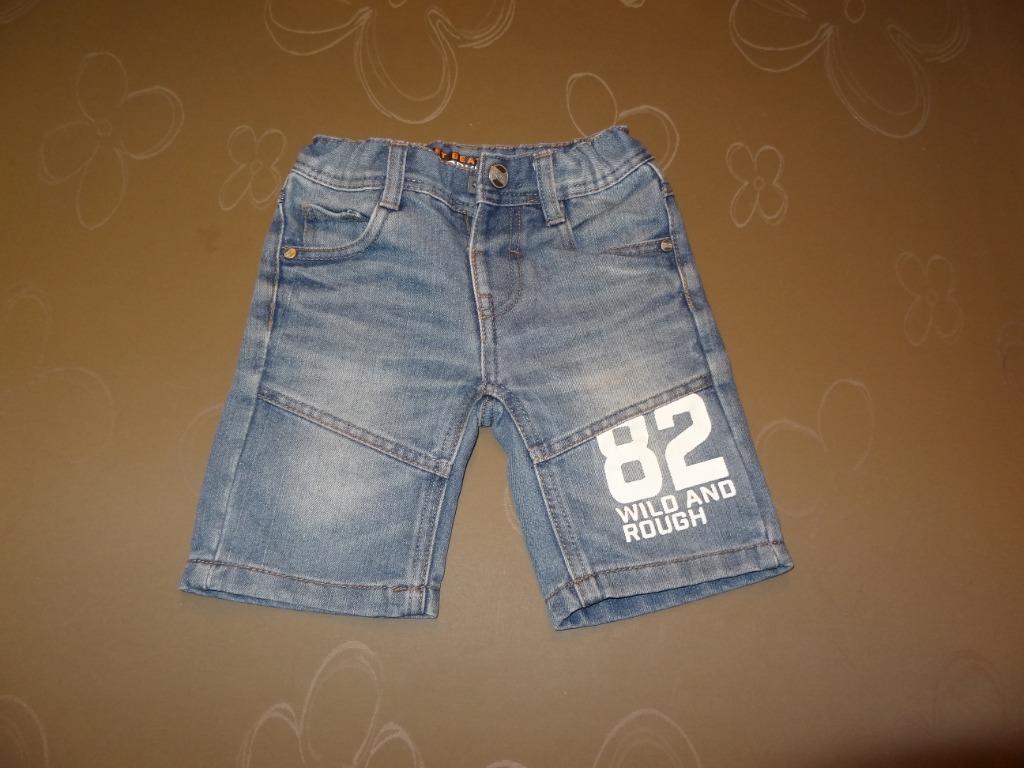 Stoere jeans bermuda (maat 110 / 5 j), Ophalen of Verzenden, Gebruikt, Jongen, Broek