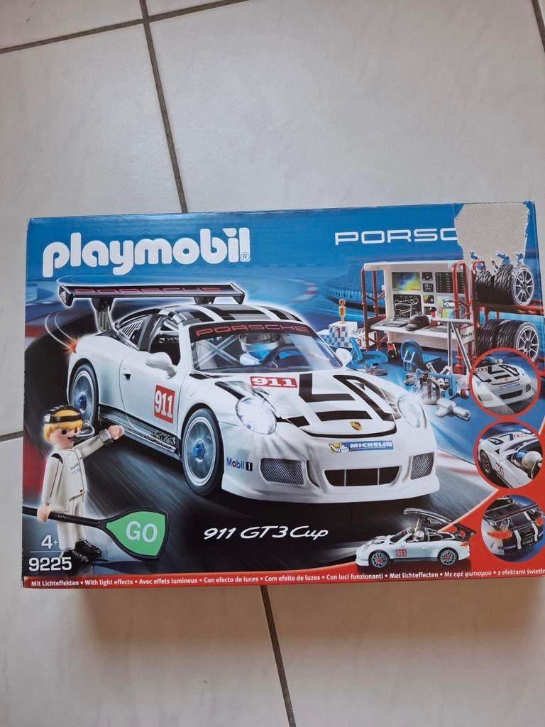 Playmibil 9225 Porsche 911 GT3 cup, Kinderen en Baby's, Speelgoed | Playmobil, Ophalen of Verzenden, Zo goed als nieuw, Complete set