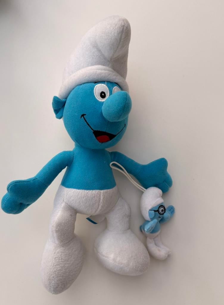 Knuffels smurfen, Ophalen of Verzenden, Gebruikt