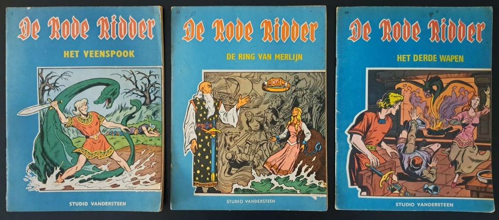 Lot De Rode Ridder strips, Meerdere stripboeken, Ophalen of Verzenden, Gelezen, Leopold Vermeiren
