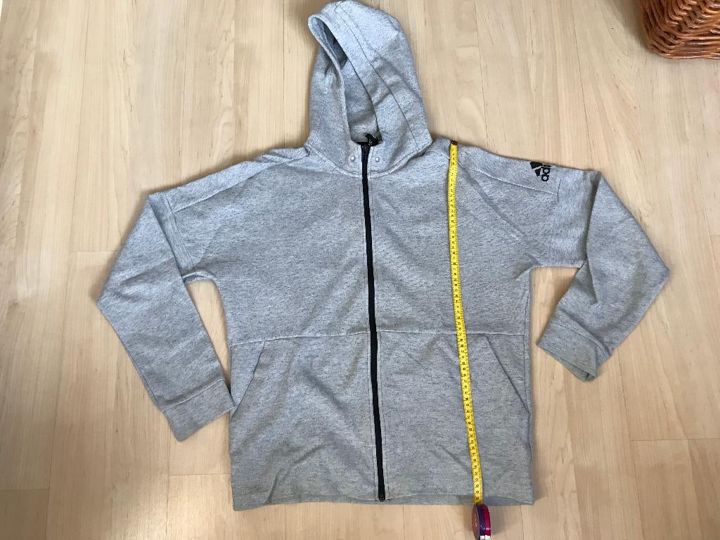 Sweat à capuche gris Adidas, Vêtements | Hommes, Pulls & Vestes, Comme neuf, Taille 48/50 (M), Gris, Enlèvement ou Envoi