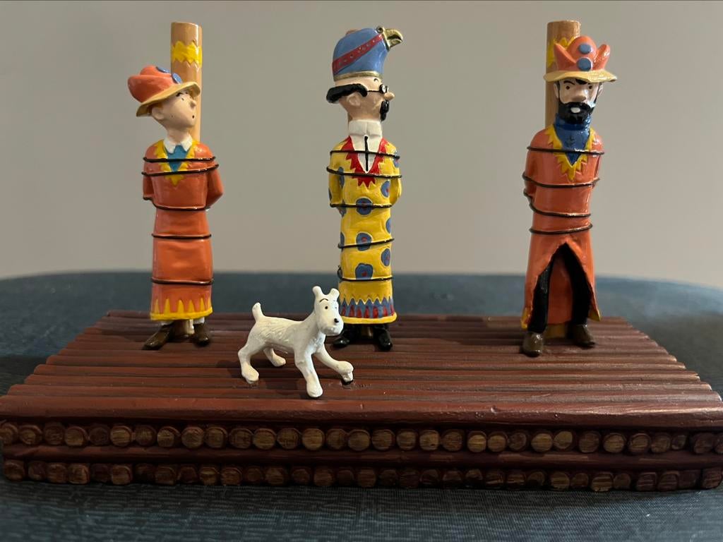 Kuifje «  De tempel van de zon (4 boomstammen), Enlèvement ou Envoi, Tintin, Comme neuf