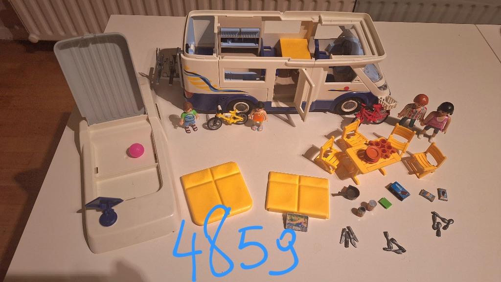 Playmobil camper (wit), Kinderen en Baby's, Speelgoed | Playmobil, Ophalen, Gebruikt, Los Playmobil
