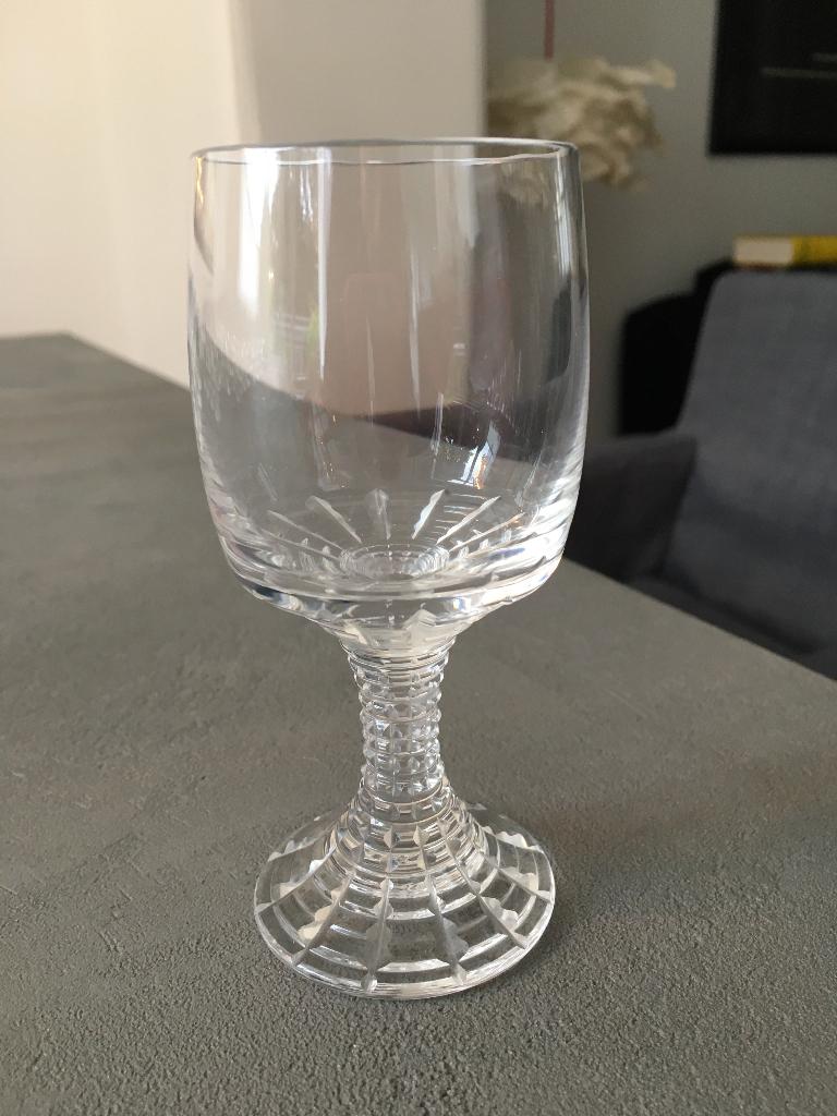 Rosenthal Polaris * 8 verres à sherry * Cristal vintage, Enlèvement ou Envoi, Utilisé, Autres types