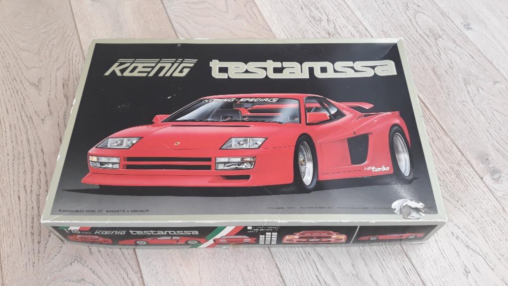 FUJIMI 1/16 SCALE KOENIG SPECIALS FERRARI TESTAROSSA 10105, Hobby & Loisirs créatifs, Modélisme | Voitures & Véhicules, Fujimi
