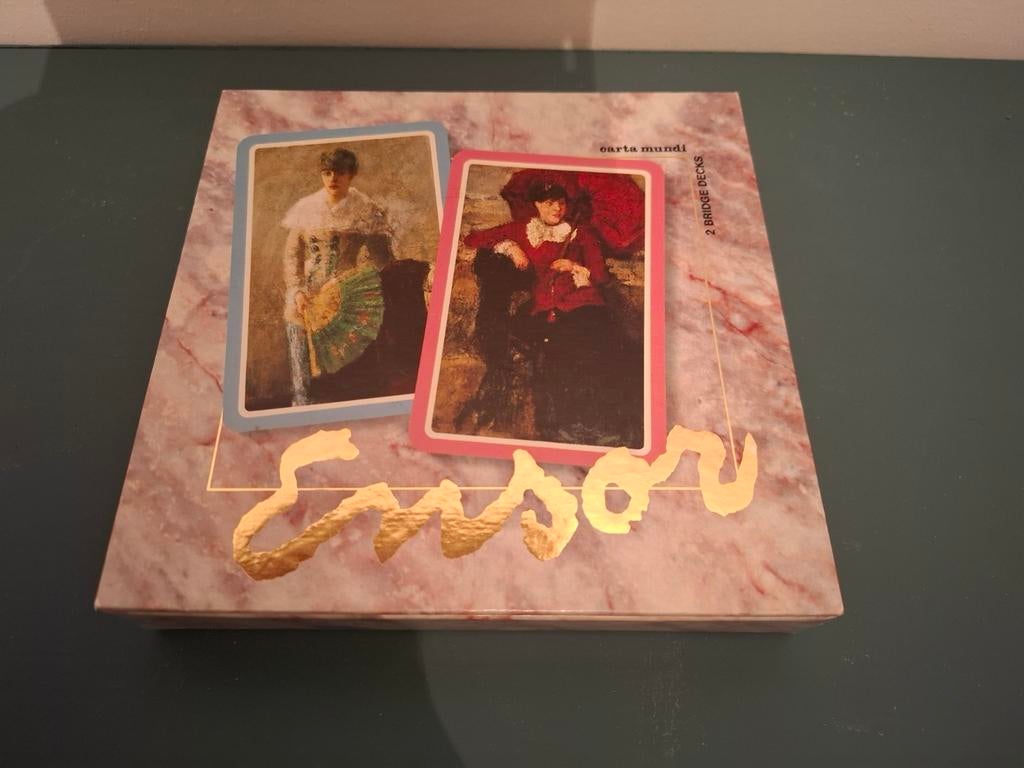 Ensor 2 boeken bridge kaarten COLLECTOR'S ITEM, Ophalen of Verzenden, Nieuw