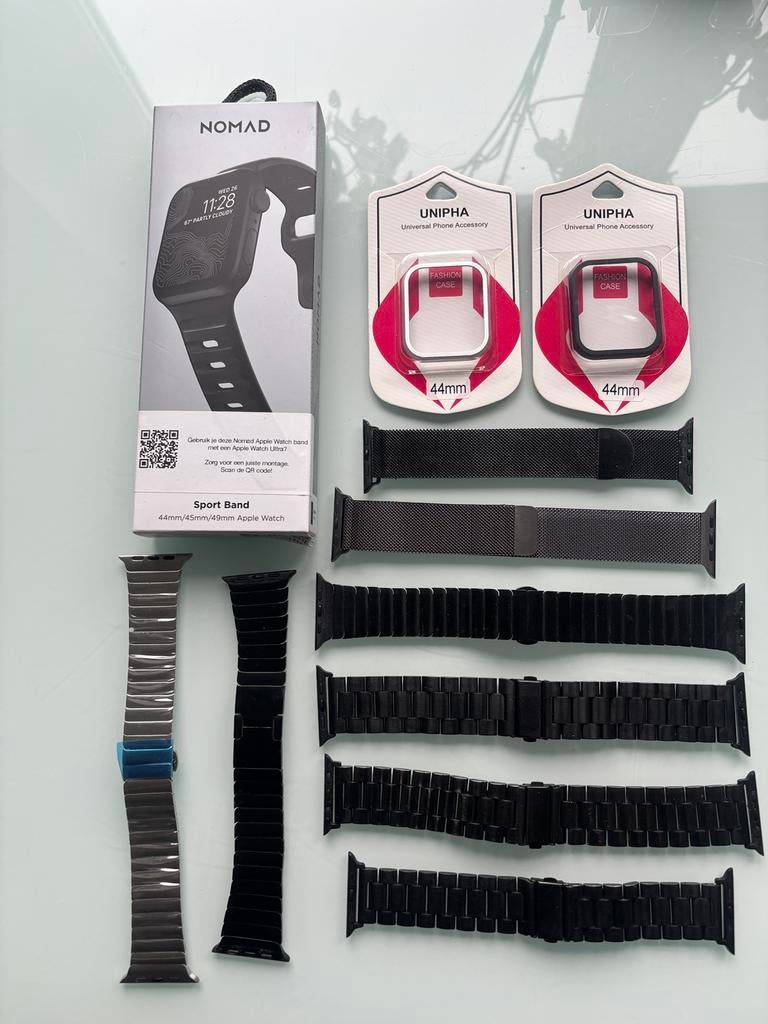Apple watch bandjes en screenprotecors, Ophalen, Zo goed als nieuw, Bandje, Apple