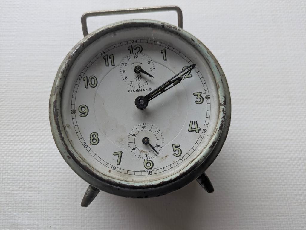 Oude wekker, Ophalen, Gebruikt, Analoog