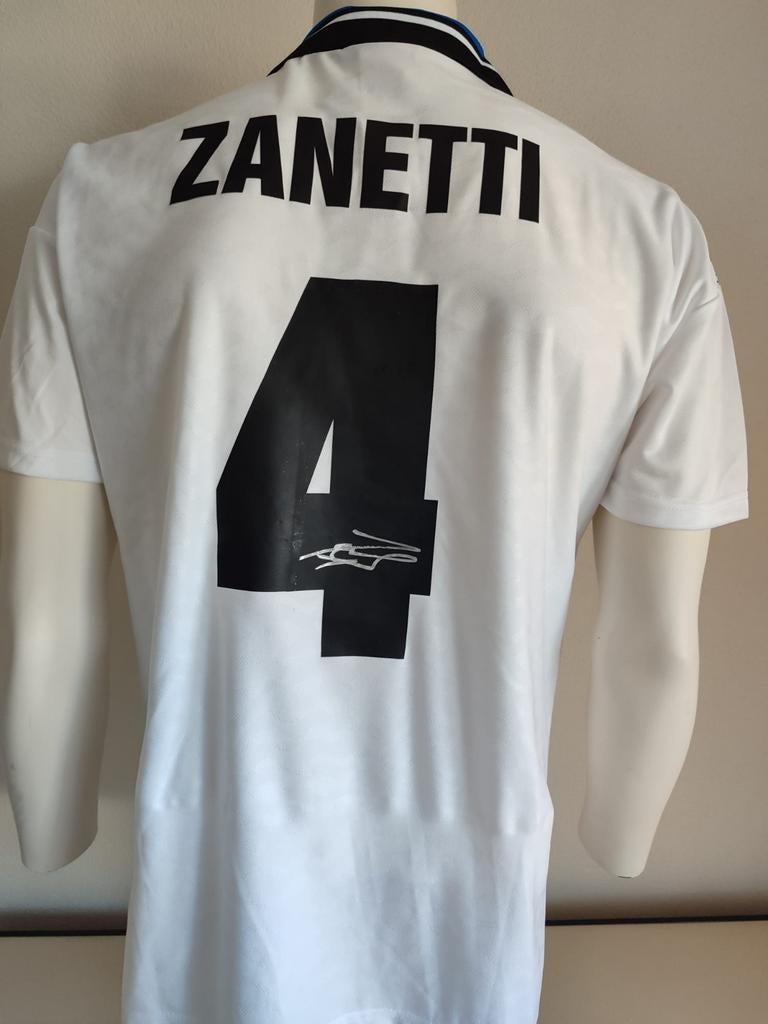 Javier Zanetti gesigneerd Inter Milan shirt met coa, Ophalen of Verzenden, Nieuw, Shirt