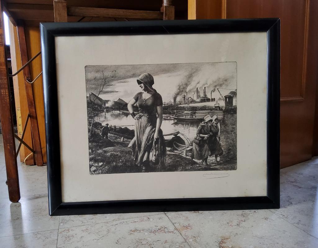 Peintures/peintures/... 3 pièces gesigneerd, Enlèvement