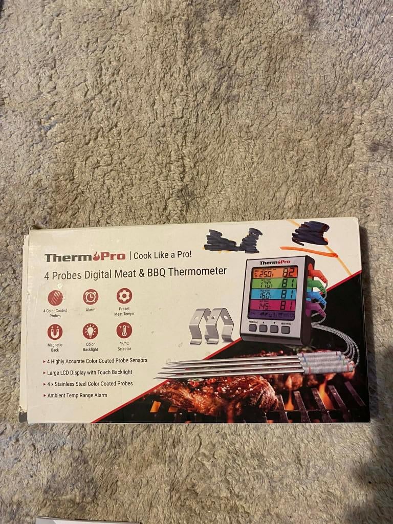 Thermomètre numérique à viande ThermoPro, Maison & Meubles, Accessoires pour la Maison | Autre, Comme neuf, Multicolore, Enlèvement ou Envoi