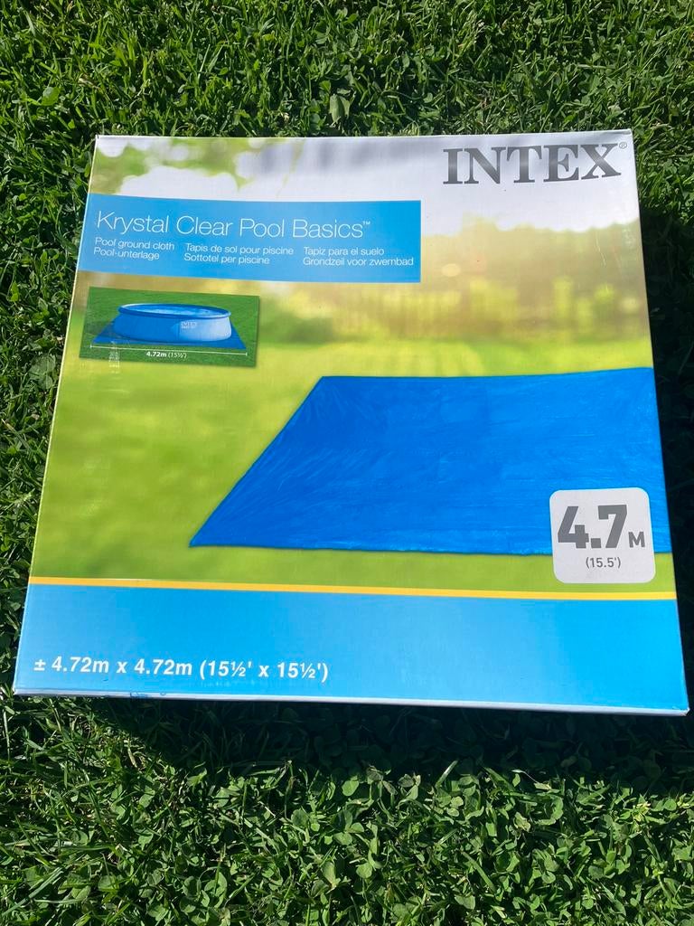 Grondzeil zwembad, Ophalen, Nieuw, Grondzeil