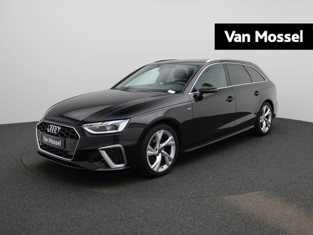 Audi A4 Avant 2.0 35 TFSi 110kW S tronic S line Busine Pano, Auto's, Audi, Stof, Gebruikt, A4, Zwart